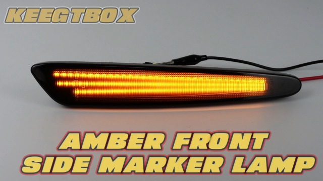 Amazon.com: KEEGTBOX Smoked Lens LED Side Marker Lights Kit Front